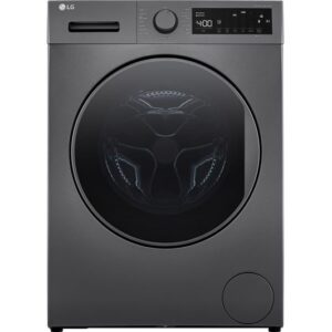 LGE Steam F4T209SSE 9 kg 1400 Spin Washing Machine - Dark Silver