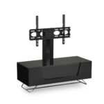 ALPHASON Chromium 2 Cantilever CRO2-1200BKT-BK 1200 mm TV Stand with Bracket - Black