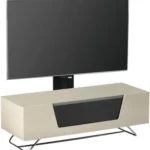 ALPHASON Chromium 2 Cantilever CRO2-1200BKT-IV 1200 mm TV Stand with Bracket - Ivory
