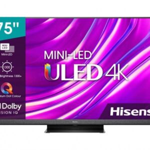 HISENSE 75U8HQTUK 75" 4K Ultra HD HDR Mini-LED ULED TV