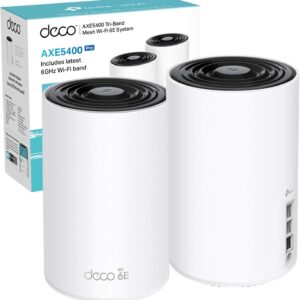 TP-LINK Deco XE75 Pro Whole Home WiFi System - Twin Pack
