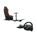 ADX Firebase 22 Cockpit Seat & Logitech Driving Force G29 Wheel & Pedals Bundle - PlayStation & PC