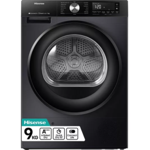 HISENSE 3S Series DH3S902BB3 WiFi-enabled 9 kg Heat Pump Tumble Dryer - Black