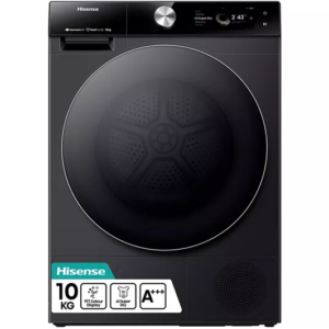 HISENSE 7S Series DH7S107BB AI WiFi-enabled 10 kg Heat Pump Tumble Dryer - Black