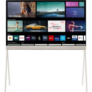 LG Objet Collection Posé 42LX1Q6LA 42  Smart 4K Ultra HD HDR OLED TV with Google Assistant & Amazon Alexa - Beige