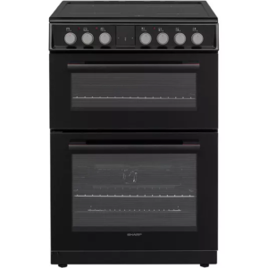 SHARP KF-66DDVDD04BM1K-EN 60 cm Electric Ceramic Cooker - Black