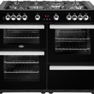BELLING Cookcentre X110G 110 cm Gas Range Cooker - Black & Chrome