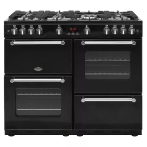 BELLING Kensington X100G Gas Range Cooker - Black