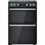 HOTPOINT HDM67G0C2CB 60 cm Gas Cooker - Black