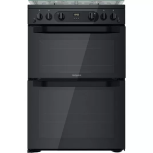 HOTPOINT HDM67G0CCB 60 cm Gas Cooker - Black