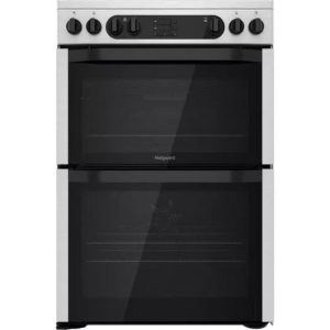 HOTPOINT Multiflow HDM67V9DCX UK 60 cm Electric Ceramic Cooker - Stainless Steel