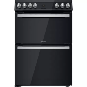 HOTPOINT Multiflow HDT67V9H2CB 60 cm Electric Ceramic Cooker - Black