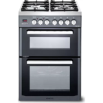 KENWOOD CK234DF SL 60 cm Dual Fuel Cooker - Grey & Chrome