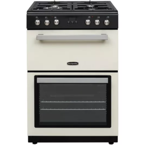 MONTPELLIER MMRDF60FC 60 cm Dual Fuel Cooker - Cream & Silver