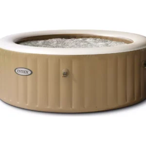 INTEX Pure Spa Bubble Massage Inflatable Hot Tub - 8 people  Khaki