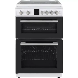 MONTPELLIER MDOG60LW 60 cm Gas Cooker - White & Silver
