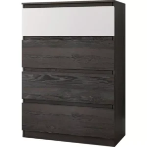 TEKNIK Hudson 5425829 Chest of Drawers - Charcoal Ash & Pearl Oak