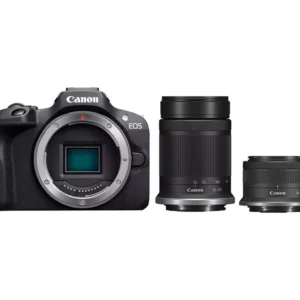 CANON EOS R100 Mirrorless Camera with RF-S 18-45 mm f 4.5-6.3 IS STM & 55-210 mm f 5-7.1 IS STM Lens