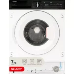 SHARP  ES-NIH714BWA-EN Integrated 7 kg 1400 Spin Washing Machine - White