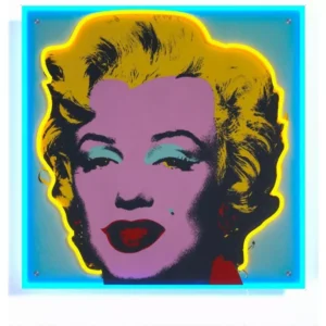 YELLOWPOP Andy Warhol Marilyn Monroe LED Wall Lamp - Multicolour, Large