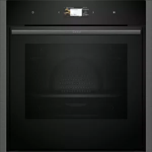 NEFF Slide&Hide N90 B64CS71G0B Electric Pyrolytic Smart Oven - Graphite