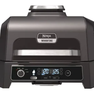 NINJA Woodfire Pro XL OG850UK Outdoor Electric BBQ Grill & Smoker – Black & Grey