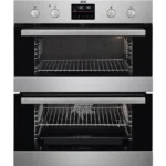 AEG SurroundCook DUB535060M Electric Built-under Double Oven - Stainless Steel