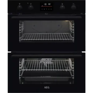 AEG SurroundCook DUB535060B Electric Built-under Double Oven - Black