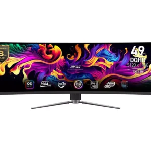 MSI MPG 491CQP Super Ultra Wide Quad HD 49" Curved Quantum Dot Gaming Monitor - Black