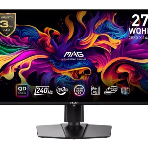 MSI MAG 271QPX QD-OLED E2 Quad HD 27” OLED Gaming Monitor - Black