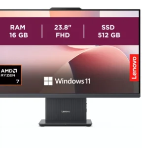 LENOVO IdeaCentre AIO 3 23.8" All-in-One PC - AMD Ryzen 7, 512 GB SSD, Grey