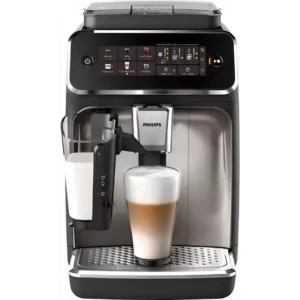 PHILIPS Series 3300 LatteGo EP3347/90 Smart Bean to Cup Coffee Machine - Chrome and Black