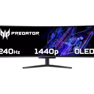ACER Predator X49X Dual Quad HD 240HZ 49" Curved OLED Gaming Monitor - Black