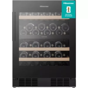 HISENSE RW3N122GSLF Wine Cooler - Black
