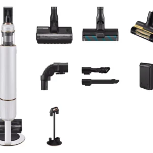 SAMSUNG Bespoke Jet Plus Pet Max 210W VS20B95823W/EU Cordless Vacuum Cleaner with All-in-One Clean Station - Misty White