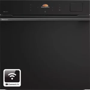 HISENSE Hi8 BlackLine BAS6PH8BUKWF Electric Pyrolytic Steam Smart Oven - Jet Black