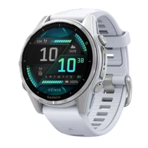 GARMIN fenix 8 AMOLED Smart Watch - Silver & Whitestone, 43 mm