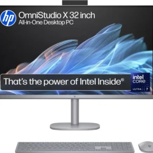 HP OmniStudio X 32-c0004na 31.5" All-in-One PC - Intel® Core™ Ultra 7, 1 TB SSD, Silver