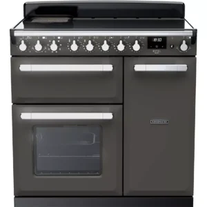 RANGEMASTER Estel Deluxe ESDL90EIPSLT/CM1 90 cm Electric Induction Range Cooker - Slate & Chrome