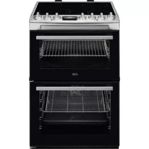 AEG 6000 SteamBake CCX6740ACM 60 cm Electric Ceramic Cooker - Stainless Steel