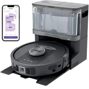 SHARK RV2800YEUK PowerDetect NeverTouch 2-in-1 Robot Vacuum Cleaner - Black & Silver