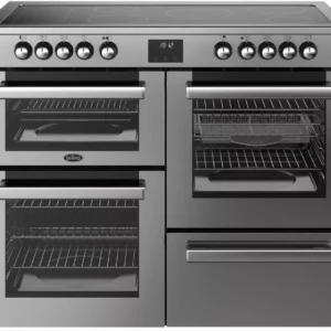 BELLING Cookcentre 110E Electric Ceramic Range Cooker - Stainless Steel