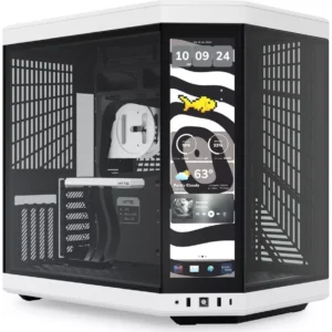 HYTE Y70 Touch Infinite E-ATX Mid-Tower PC Case - Black & White