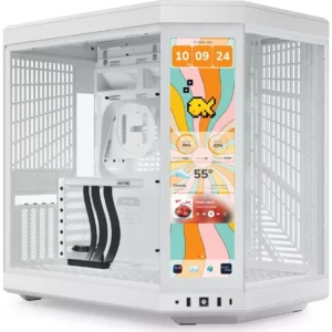 HYTE Y70 Touch Infinite E-ATX Mid-Tower PC Case - White