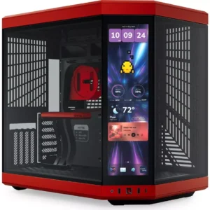 HYTE Y70 Touch Infinite E-ATX Mid-Tower PC Case - Black Cherry