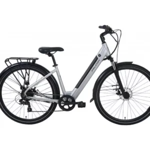 FALCON Horizon Low Step Electric Hybrid Bike - Black & White