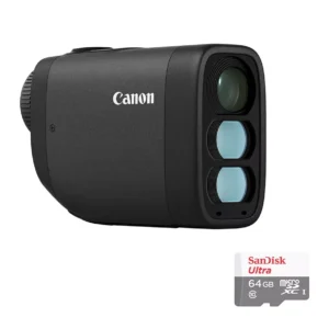 CANON Powershot Golf Laser Rangefinder with Sandisk 64GB Micro SD Card