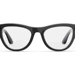 RAY-BAN Meta Skyler Glasses - Shiny Black, Clear to Amethyst Transitions
