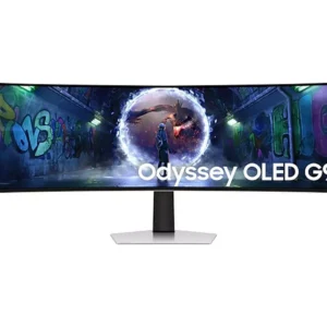 SAMSUNG Odyssey G9 LS49DG934SUXXU Dual Quad HD 49" Curved OLED Gaming Monitor - Silver