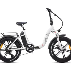 HYGGE Vester Step HY0243 Electric Folding Bike - Heron White